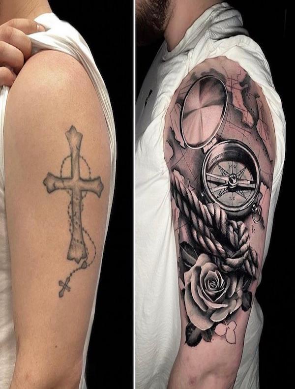 95+ Incredible cover up tattoos before and after
