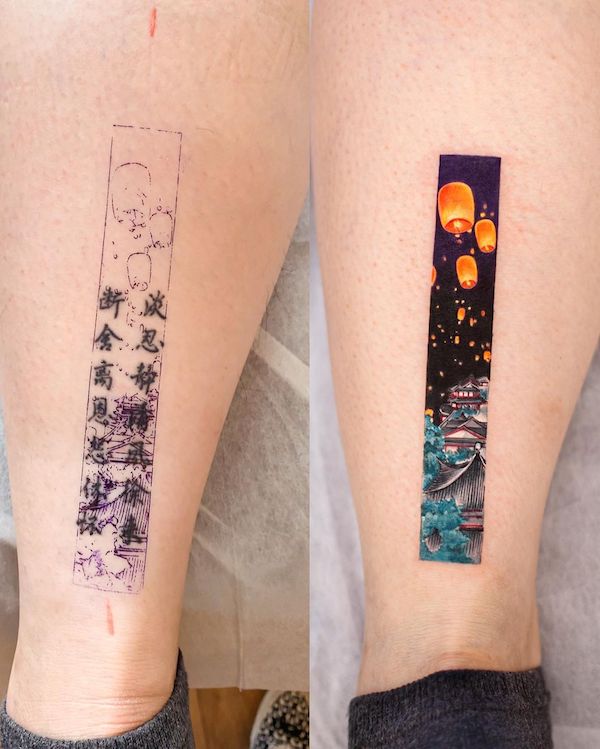 95+ Incredible cover up tattoos before and after