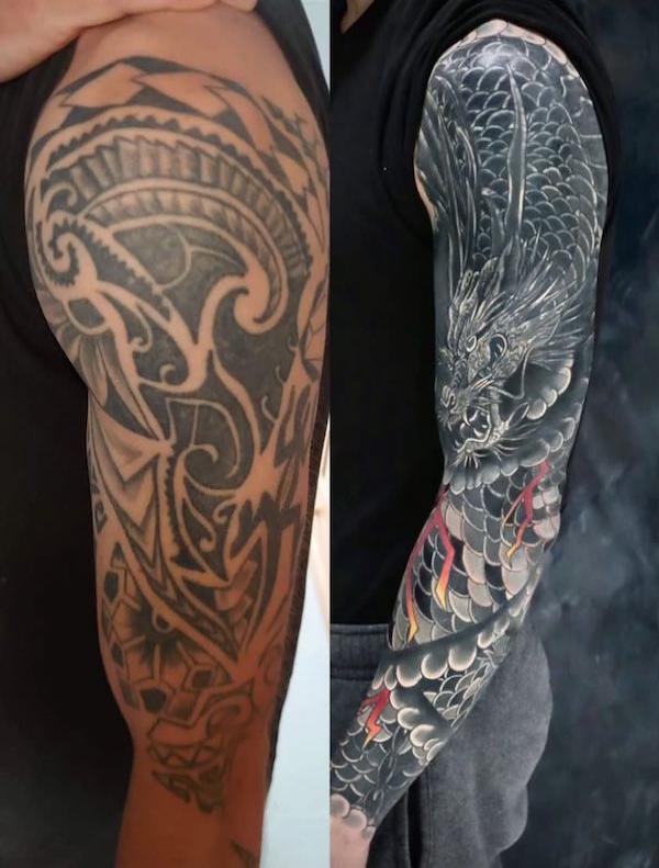 95+ Incredible cover up tattoos before and after