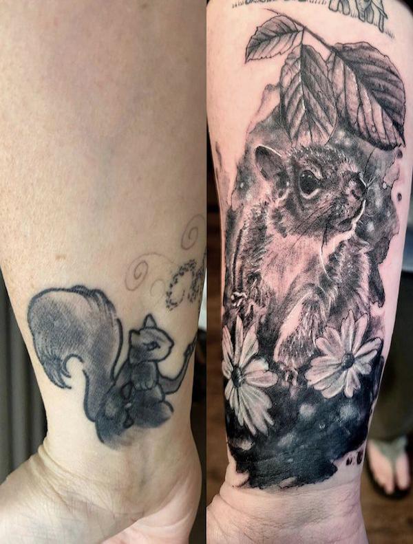 95+ Incredible cover up tattoos before and after