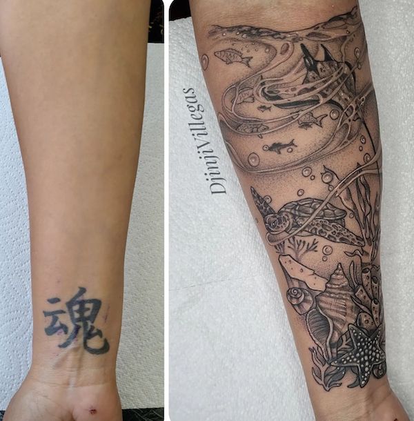 95+ Incredible cover up tattoos before and after