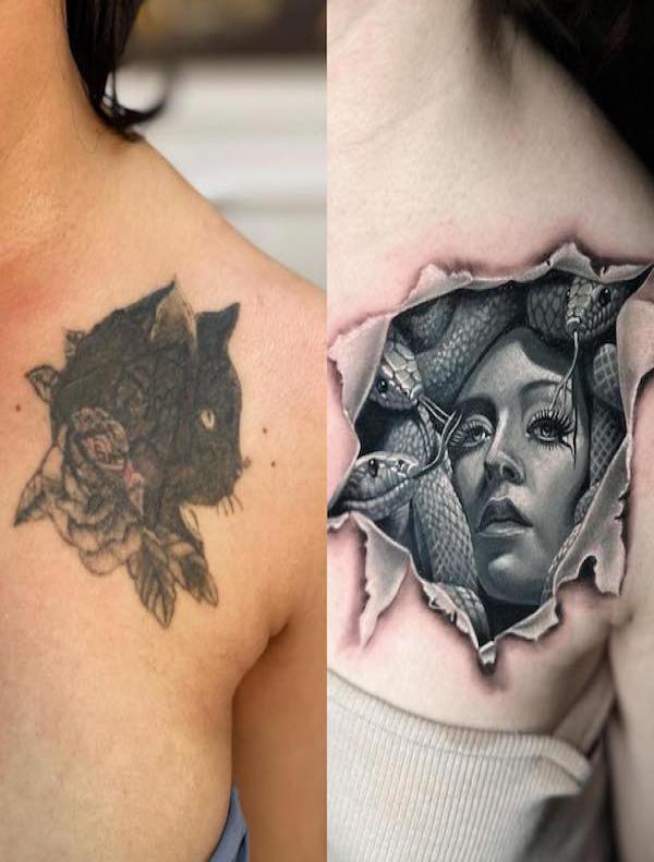 95+ Incredible cover up tattoos before and after