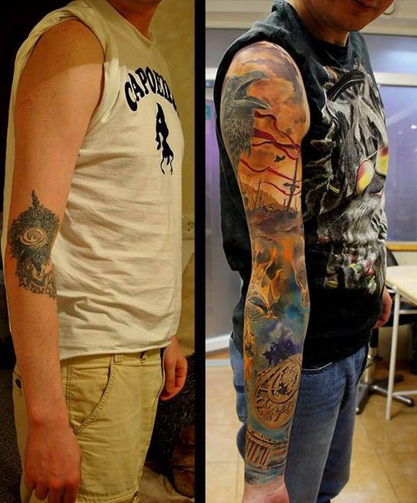 95+ Incredible cover up tattoos before and after