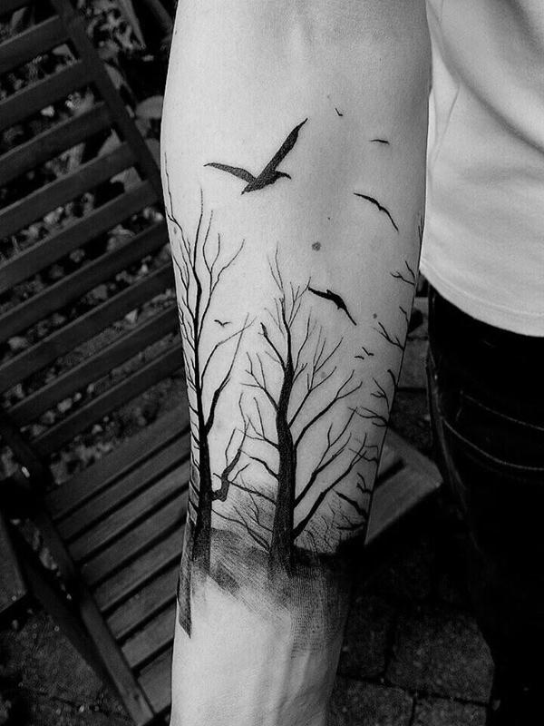 45 Inspirational Forest Tattoo Ideas