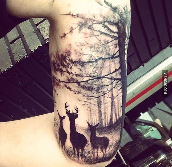 45 Inspirational Forest Tattoo Ideas