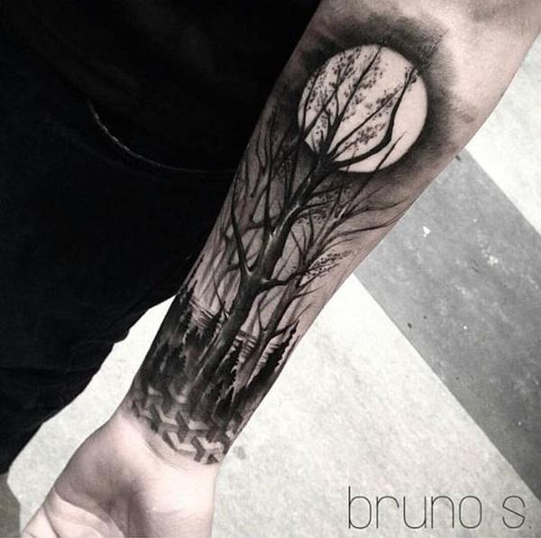 45 Inspirational Forest Tattoo Ideas
