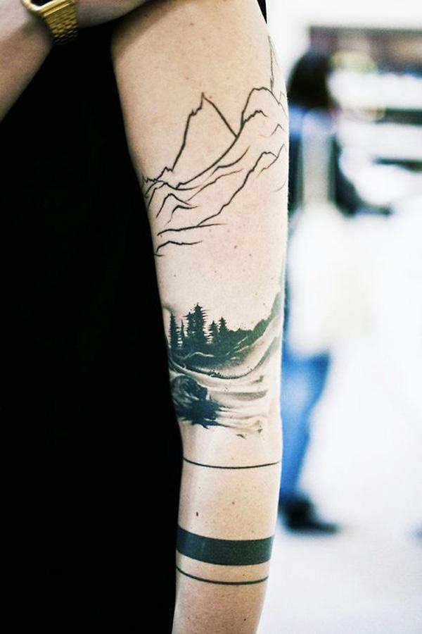 45 Inspirational Forest Tattoo Ideas