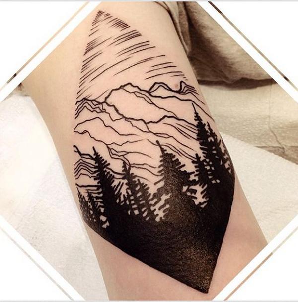 45 Inspirational Forest Tattoo Ideas