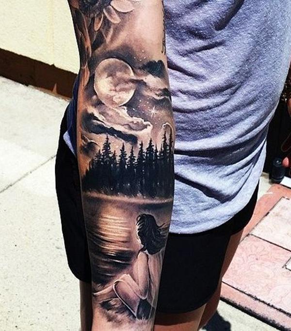 45 Inspirational Forest Tattoo Ideas