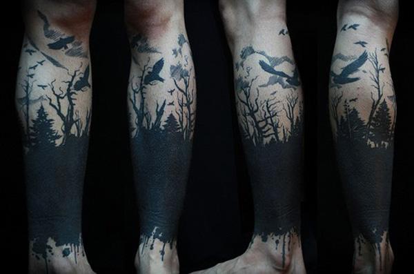 45 Inspirational Forest Tattoo Ideas