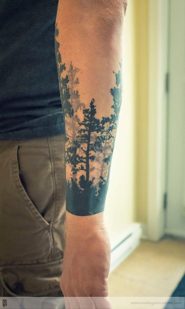 45 Inspirational Forest Tattoo Ideas