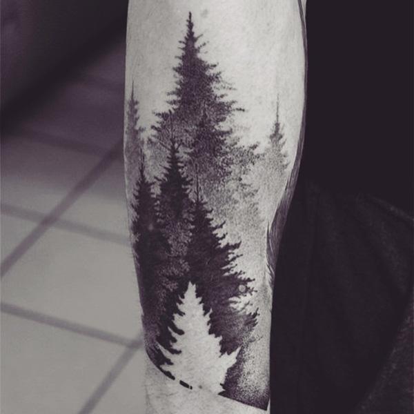 45 Inspirational Forest Tattoo Ideas