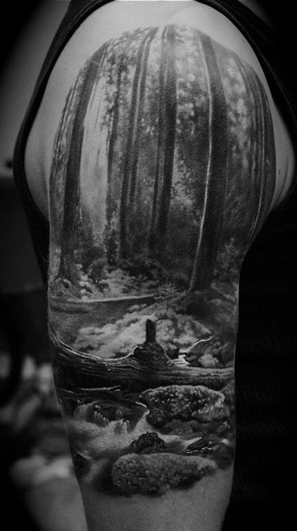 45 Inspirational Forest Tattoo Ideas