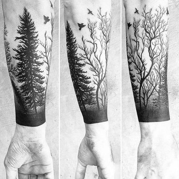45 Inspirational Forest Tattoo Ideas