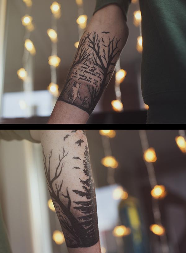 45 Inspirational Forest Tattoo Ideas