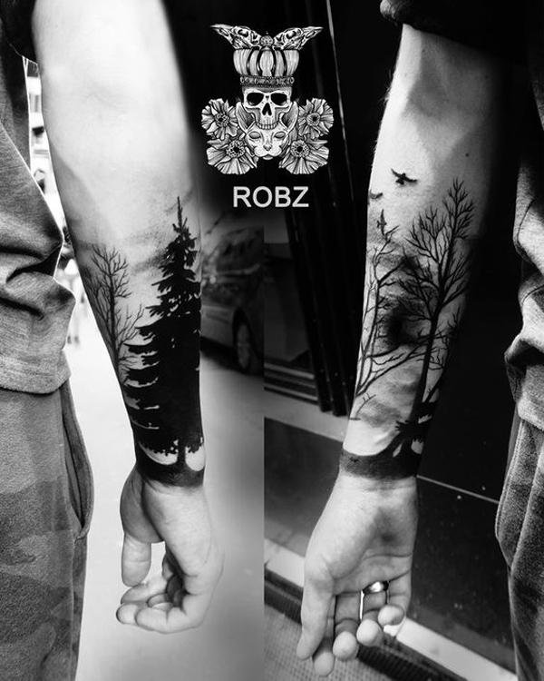 45 Inspirational Forest Tattoo Ideas