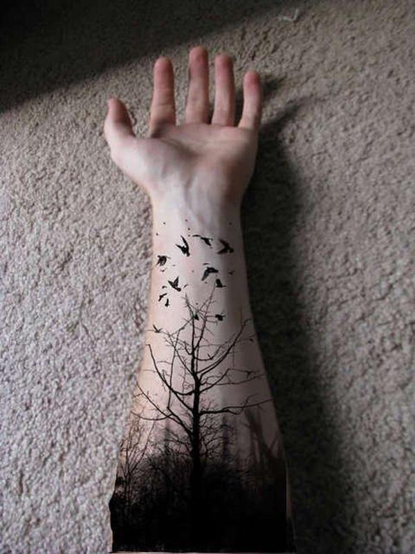 45 Inspirational Forest Tattoo Ideas