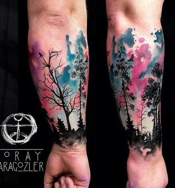 45 Inspirational Forest Tattoo Ideas