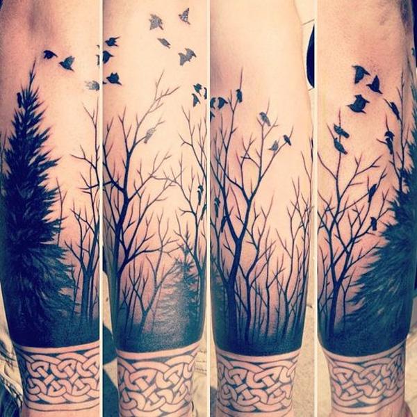 45 Inspirational Forest Tattoo Ideas