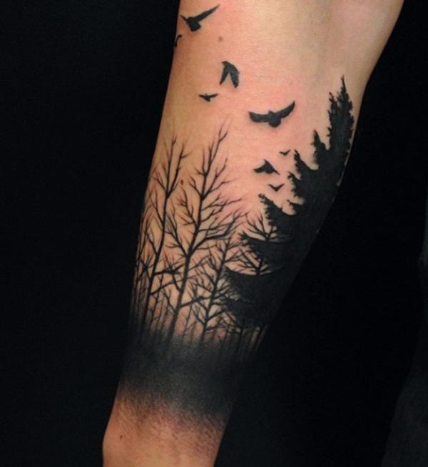 45 Inspirational Forest Tattoo Ideas