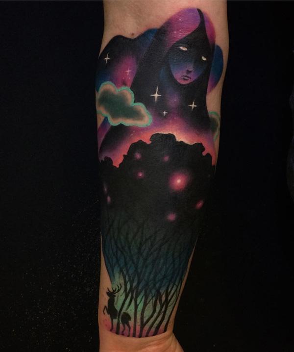 45 Inspirational Forest Tattoo Ideas