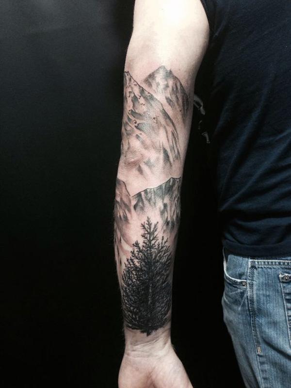 45 Inspirational Forest Tattoo Ideas