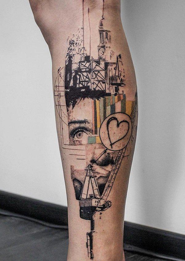 50+ Amazing Calf Tattoos