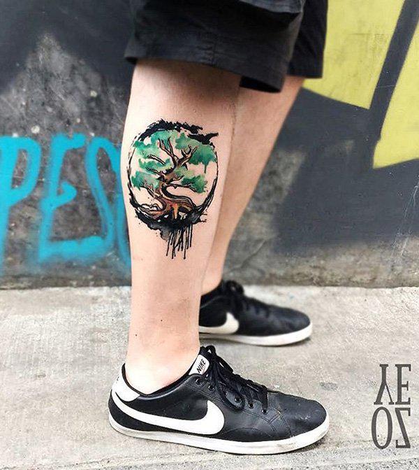50+ Amazing Calf Tattoos