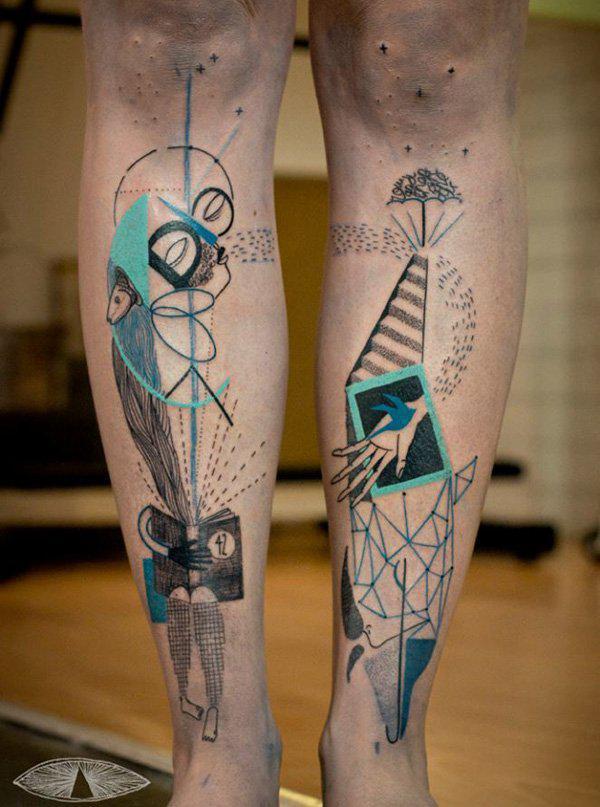 50+ Amazing Calf Tattoos