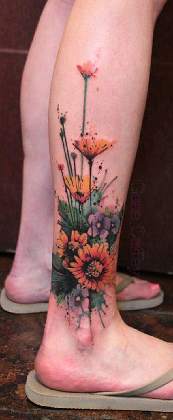 50+ Amazing Calf Tattoos