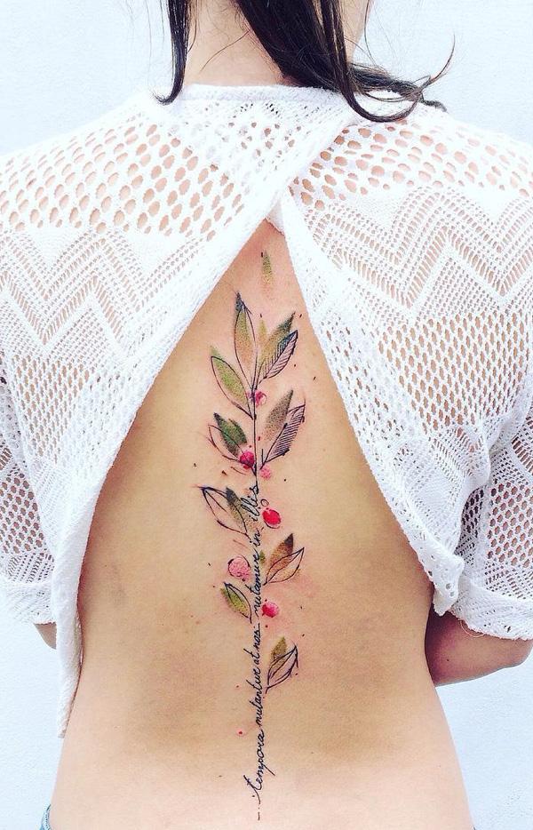 40+ Spine Tattoo Ideas for Women