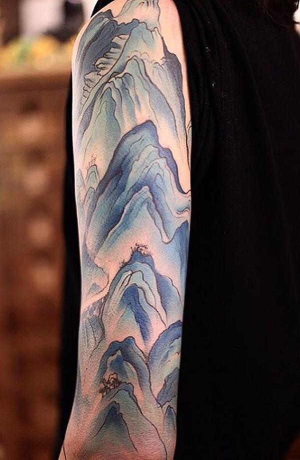 40+ Mountain Tattoo Ideas