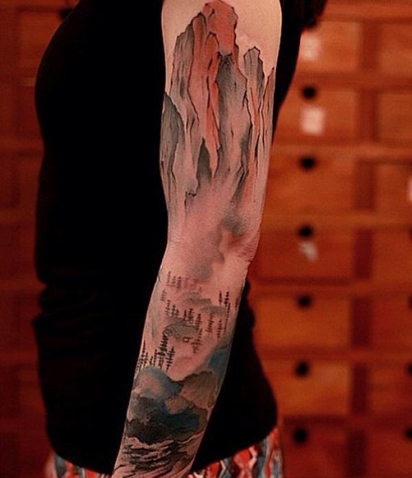40+ Mountain Tattoo Ideas