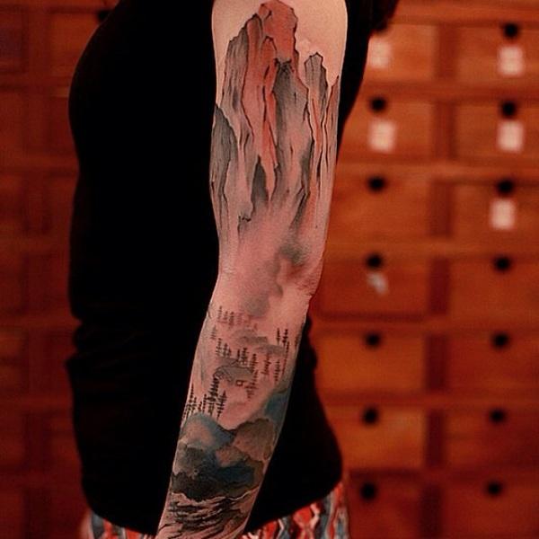 40+ Mountain Tattoo Ideas