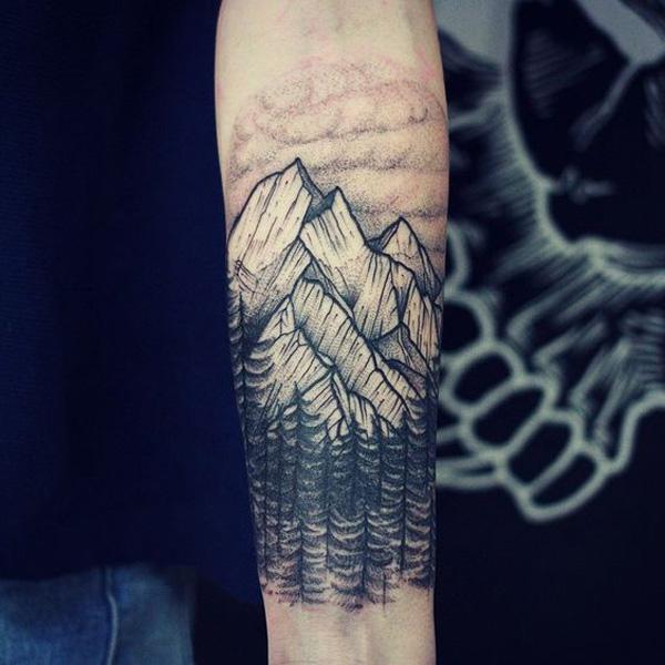 40+ Mountain Tattoo Ideas