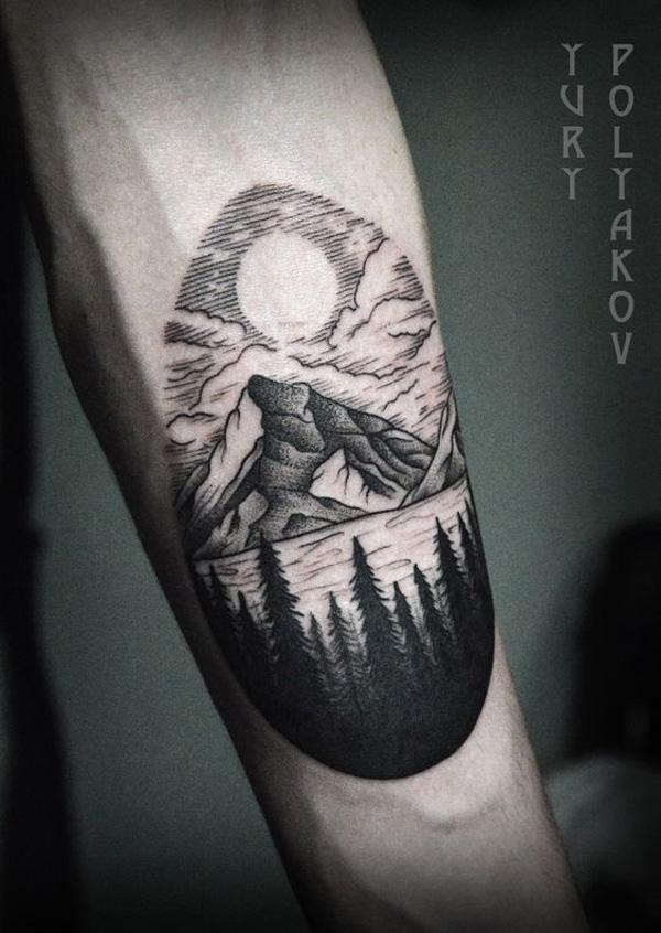 40+ Mountain Tattoo Ideas