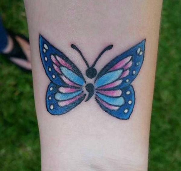 70 Inspirational Semicolon Tattoo Designs