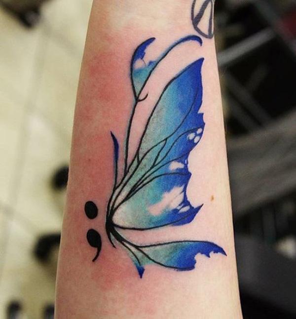 70 Inspirational Semicolon Tattoo Designs