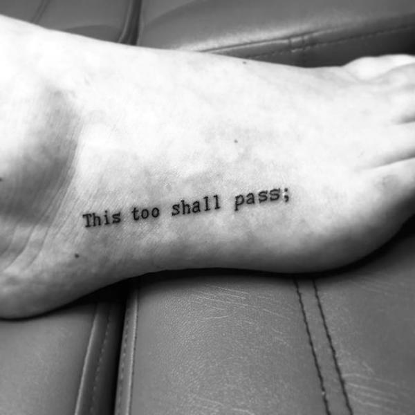 70 Inspirational Semicolon Tattoo Designs
