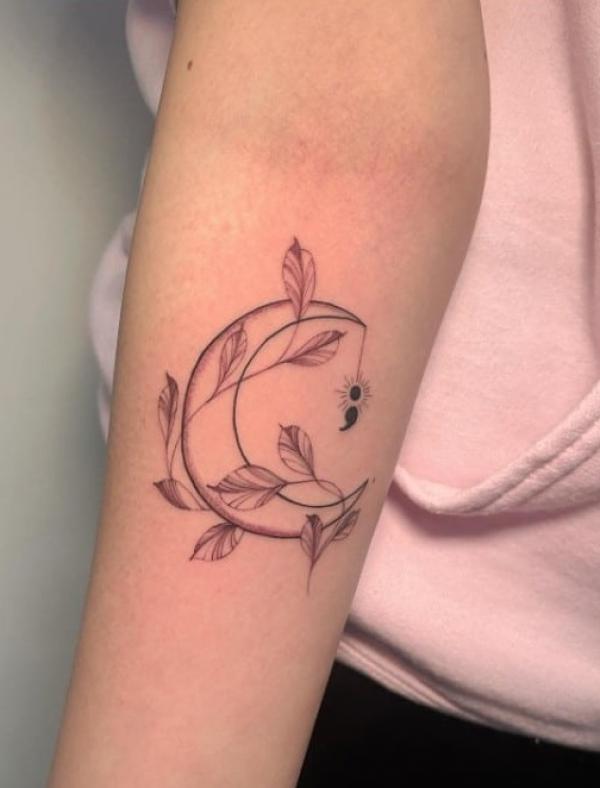 70 Inspirational Semicolon Tattoo Designs