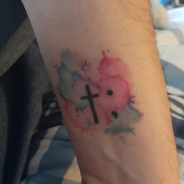 70 Inspirational Semicolon Tattoo Designs