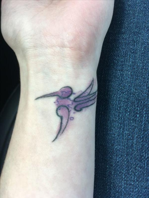 70 Inspirational Semicolon Tattoo Designs