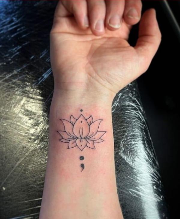70 Inspirational Semicolon Tattoo Designs