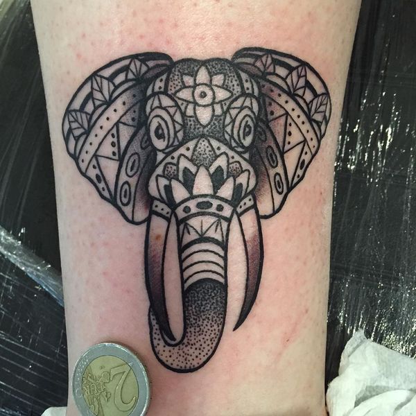 30+ Indian Elephant Tattoos - Symbolism and Design Ideas