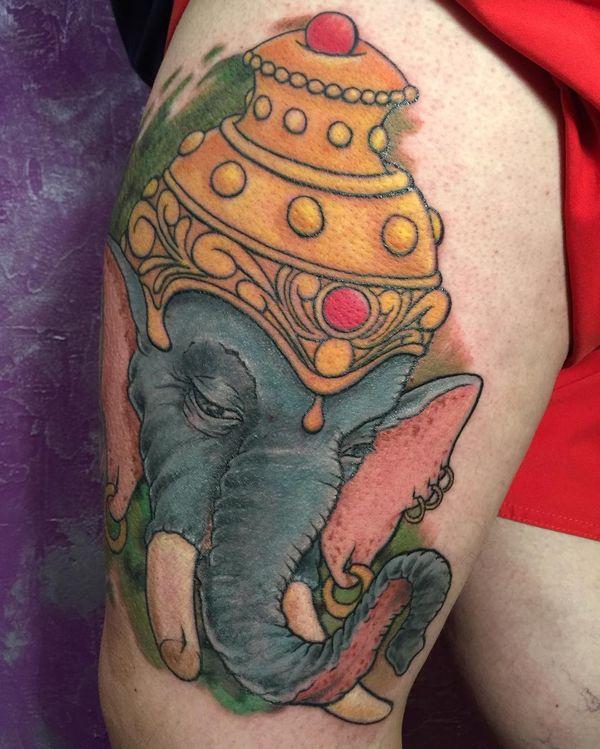 30+ Indian Elephant Tattoos - Symbolism and Design Ideas