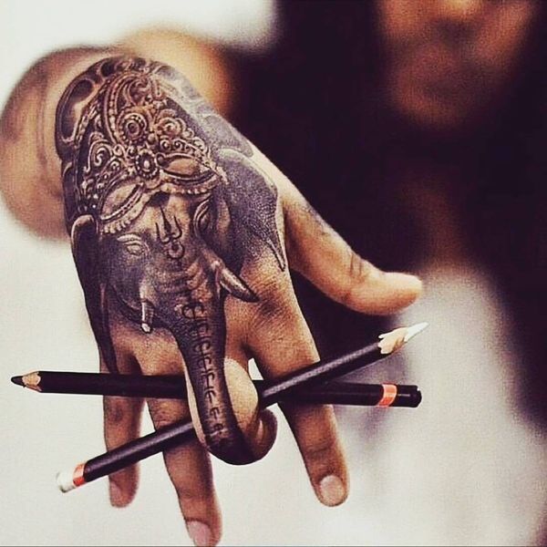 30+ Indian Elephant Tattoos - Symbolism and Design Ideas