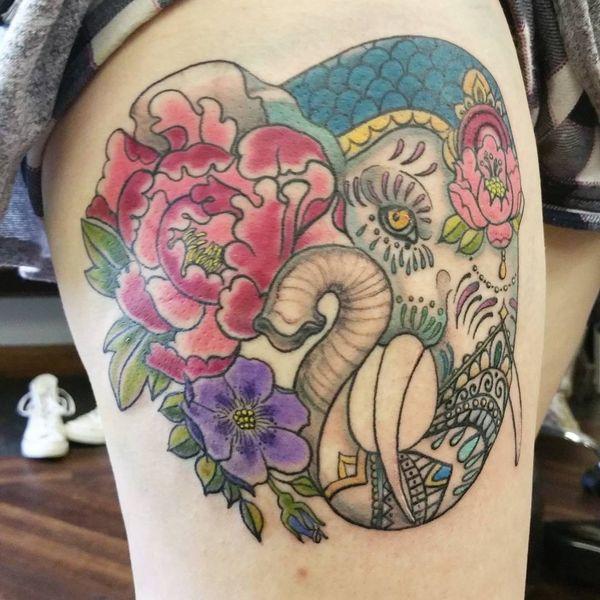 30+ Indian Elephant Tattoos - Symbolism and Design Ideas
