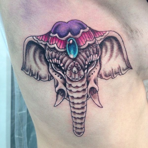 30+ Indian Elephant Tattoos - Symbolism and Design Ideas
