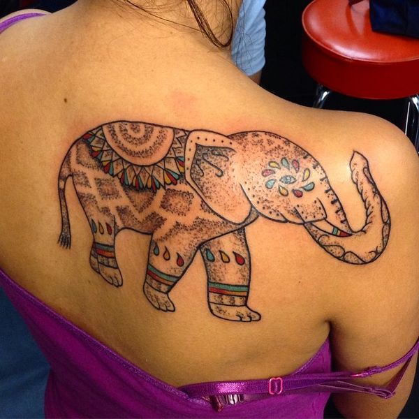 30+ Indian Elephant Tattoos - Symbolism and Design Ideas