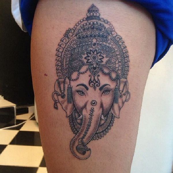30+ Indian Elephant Tattoos - Symbolism and Design Ideas